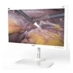Camjoy CK0 32-inch white 4K surgical monitor perspective view